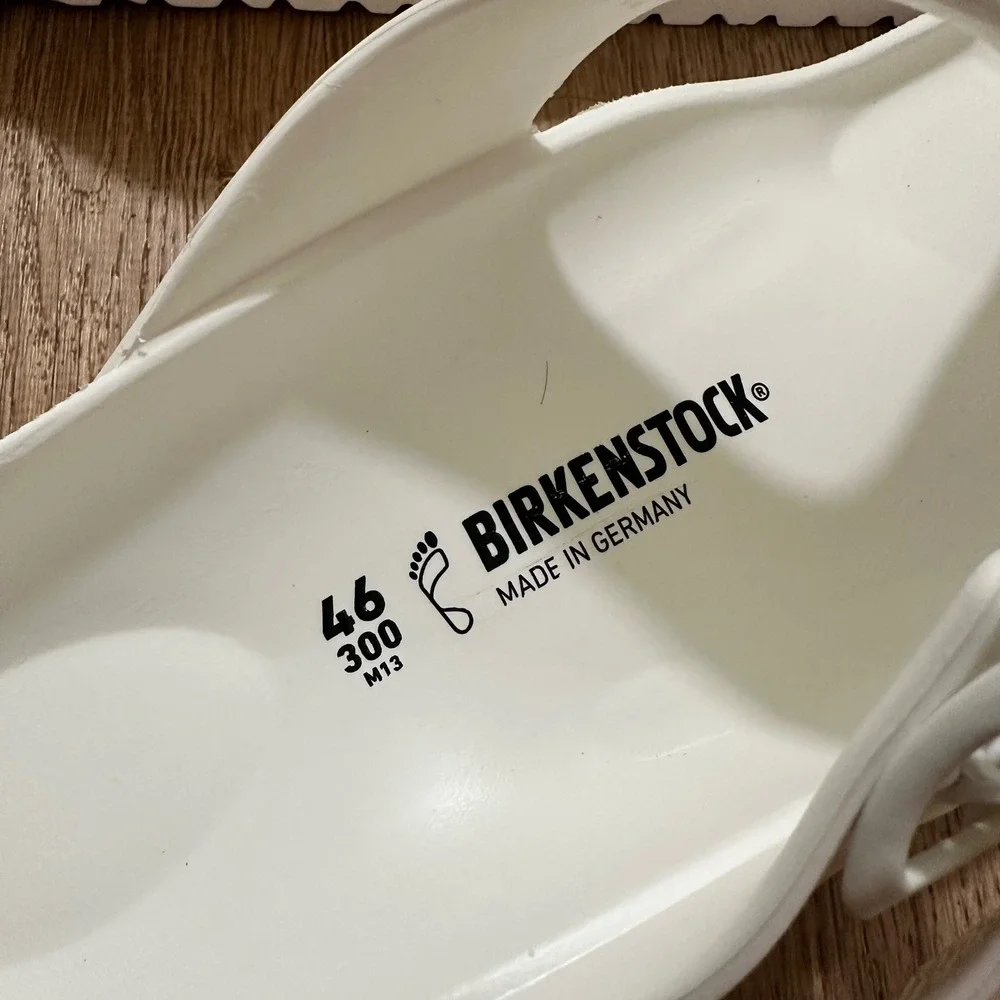 Birkenstock | Men's NEW Gizeh EVA White Thong Flip Flop Sandals, EU 46